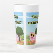 Cool Pig Quote Latte Mok (Voorkant)