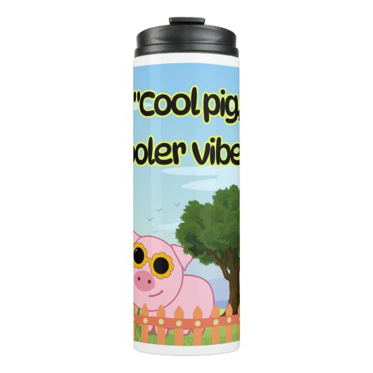 Cool Pig Quote Thermosbeker (Voorkant)