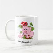 Cool Pig Warm hart Koffiemok (Links)