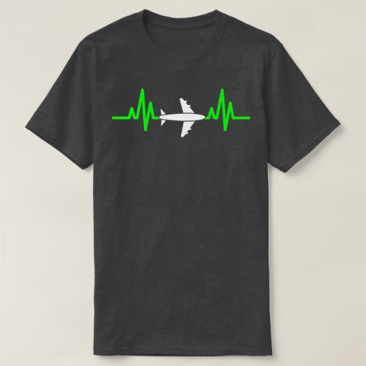 Cool Pilot-hartslag  T-shirt (Design voorkant)