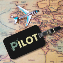 Cool Pilot typografie & raket,Leuk,Eenvoudige Luch