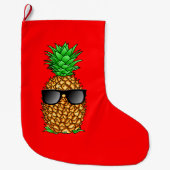 Cool Pineappel Grote Kerstsok (Voorkant)