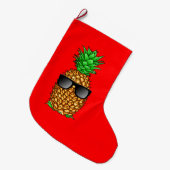 Cool Pineappel Grote Kerstsok (Voorkant (Hangend))