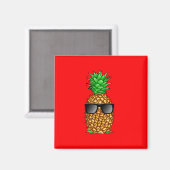 Cool Pineappel Magneet (Voorkant / Achterkant)