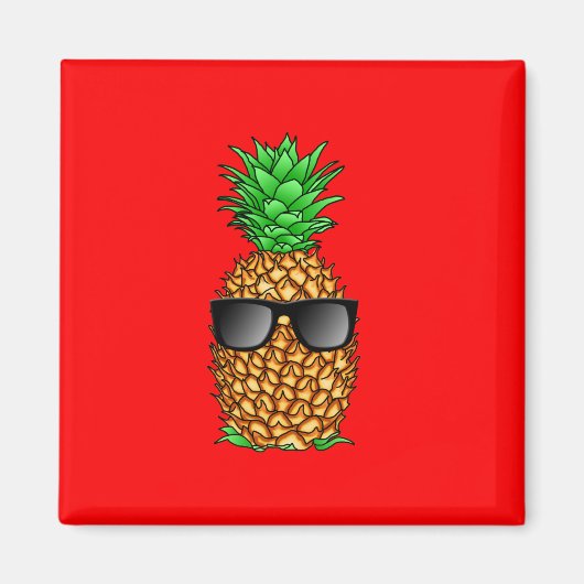 Cool Pineappel Magneet (Voorkant)