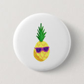 Cool Pineappel Ronde Button 5,7 Cm (Voorkant)