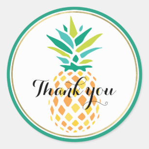 Cool Pineappel Ronde Sticker