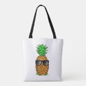Cool Pineappel Tote Bag (Achterkant)