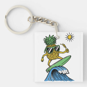 Cool Pineapple is op het Zee Vibrant strand aan he Sleutelhanger