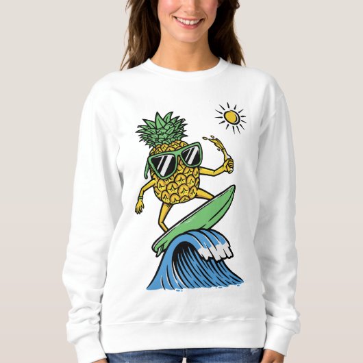 Cool Pineapple is op het Zee Vibrant strand aan he Trui (Voorkant)