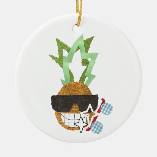 Cool Pineapple Ornament (Voorkant)