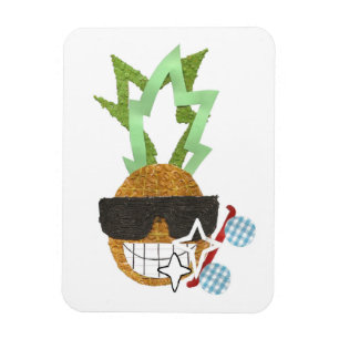 Cool Pineapple Photo Magnet Magneet