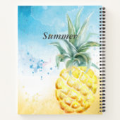 Cool Pineapple Summer Notitieboek (Achterkant)