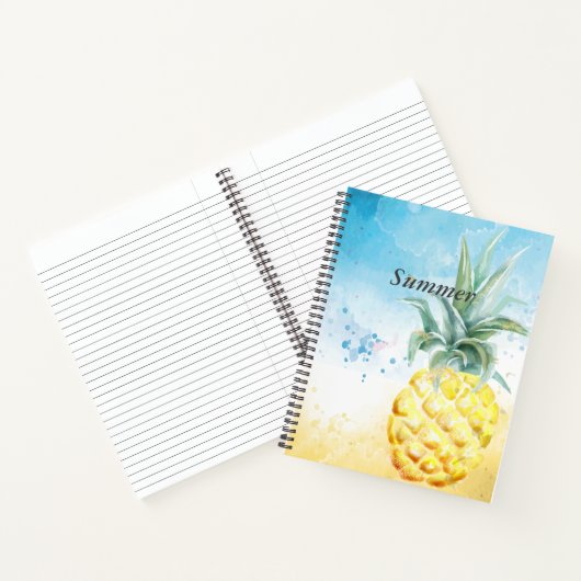 Cool Pineapple Summer Notitieboek (Binnen)