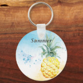 Cool Pineapple Summer Sleutelhanger (Voorkant)