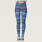 Cool Pineapple Tribal Patroon Leggings (Voorkant)