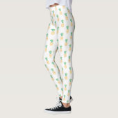 Cool Pineapples Patroon Leggings (Links)