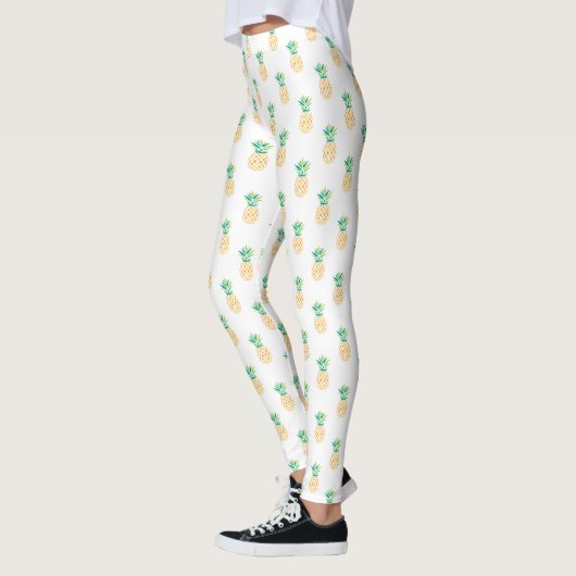 Cool Pineapples Patroon Leggings (Links)