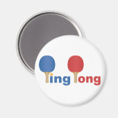 Cool Ping Pong Emblem Magneet (Voorkant / Achterkant)