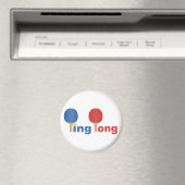 Cool Ping Pong Emblem Magneet (Insitu (Vaatwasser))