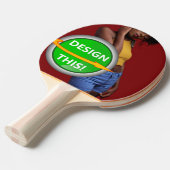 COOL! Ping Pong Paddle - Volledige print 2 zijkant Tafeltennisbatje (Voorkant Gekanteld)
