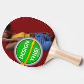 COOL! Ping Pong Paddle - Volledige print 2 zijkant Tafeltennisbatje (Zijkant)