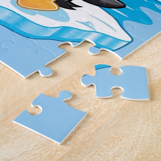 Cool! , pinguïn legpuzzel (Zijkant)