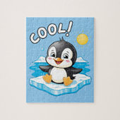 Cool! , pinguïn legpuzzel (Verticaal)