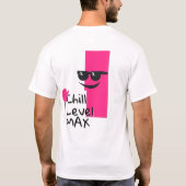 Cool Pink Block Character T-shirt (Achterkant)