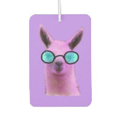 Cool Pink Llama! Auto Luchtverfrisser (Voorkant)
