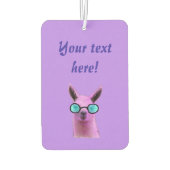 Cool Pink Llama! Auto Luchtverfrisser (Achterkant)