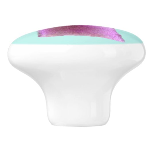 Cool Pink Llama! Deurknoppen Keramische Knop (Zijkant)