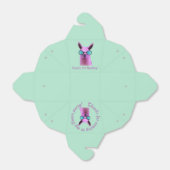 Cool Pink Llama Gift Party Favor Boxes Bedankdoosjes (Uitgevouwen)