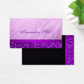Cool Pink Paarse Girly Glitter / House-of-Grosch Visitekaartjes (Bureau)