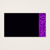 Cool Pink Paarse Girly Glitter / House-of-Grosch Visitekaartjes (Achterkant)