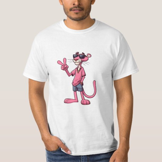 Cool Pink Panther T-shirt (Voorkant)