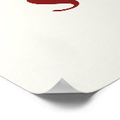 Cool  Pinup Meisje Poster (Hoek)