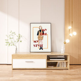 Cool Pinup Meisje Poster