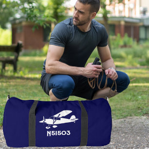 Cool Piper Cub Vliegtuig, Eenvoudige Luchtvaart Cu Plunjezak