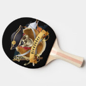 Cool Piraat Personaliseer Tafeltennisbatje (Zijkant)