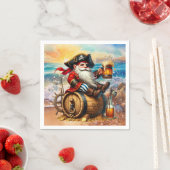 Cool Pirate drink bierbar man grot Servet (Insitu)