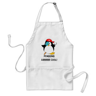Cool Pirate Penguin Standaard Schort