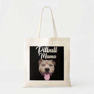 Cool Pitbull-moeder voor vrouwen Mama Pitbull-eige Tote Bag