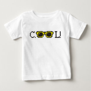 Cool Pixel Zonnebril Typografie – Retro Y2K