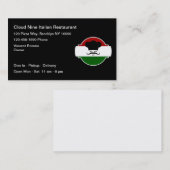 Cool Pizza Italiaans restaurant Visitekaartjes (Voorkant / Achterkant)