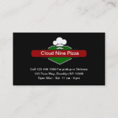Cool Pizza Italiaans restaurant Visitekaartjes (Voorkant)