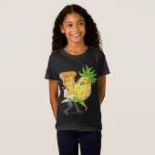Cool Pizza Slice Pineapple Love Funny Italiaanse P T-shirt (Voorkant volledig)