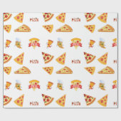 Cool Pizza Slices Pizza Lovers Cadeaupapier (Vlak)