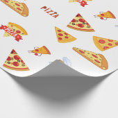 Cool Pizza Slices Pizza Lovers Cadeaupapier (Hoek)