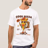 Cool Pizza T-shirt (Voorkant)
